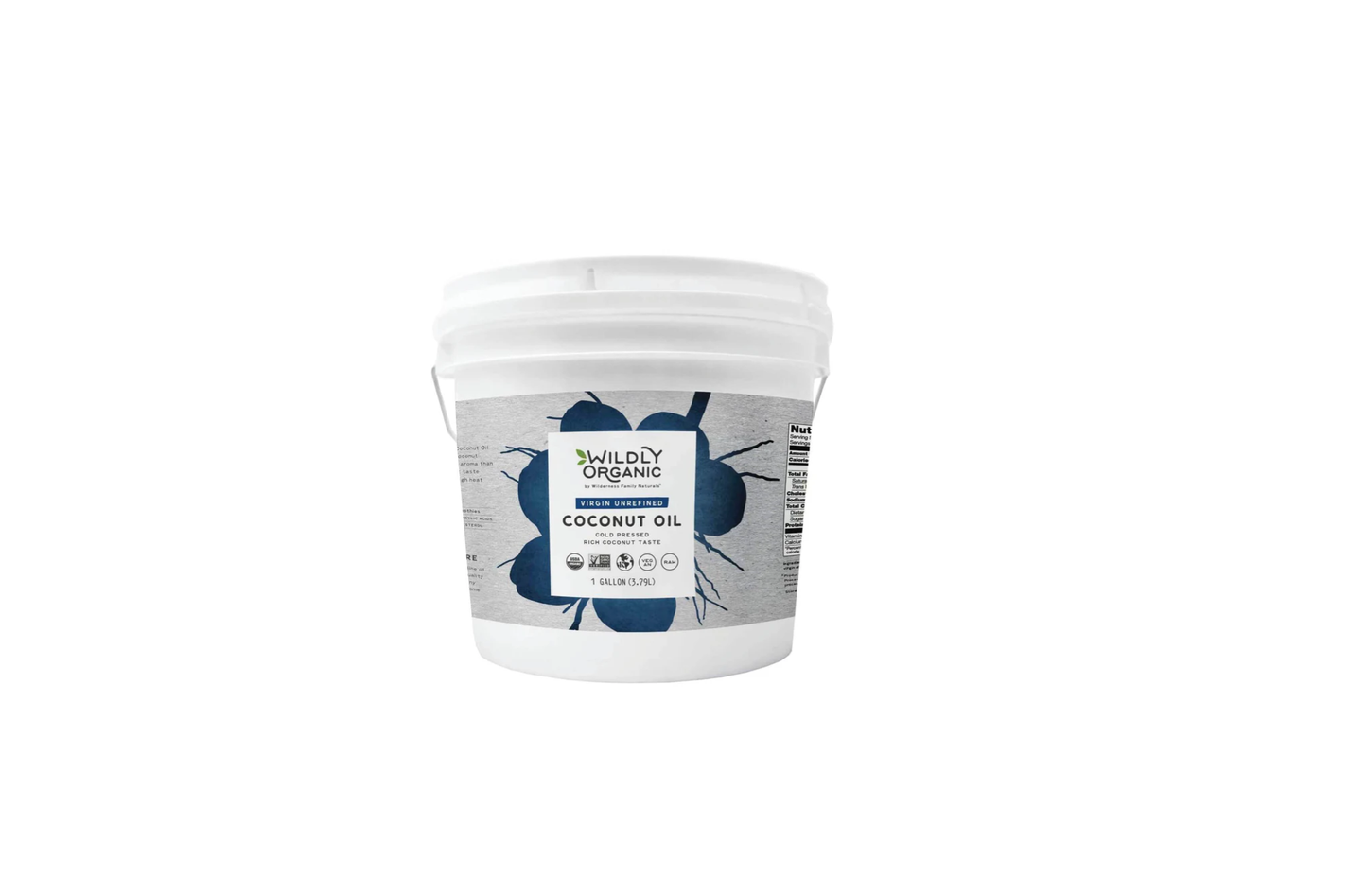 Virgin Unrefined Organic Coconut Oil - Cold Pressed