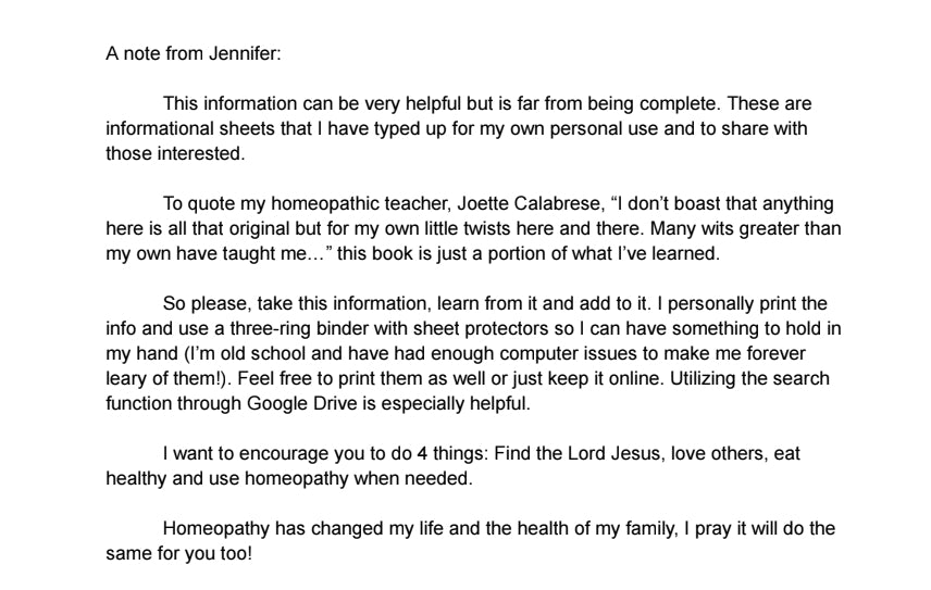 My Homeopathy Notes - Digital Binder: 1/2 Off With Kit Purchase